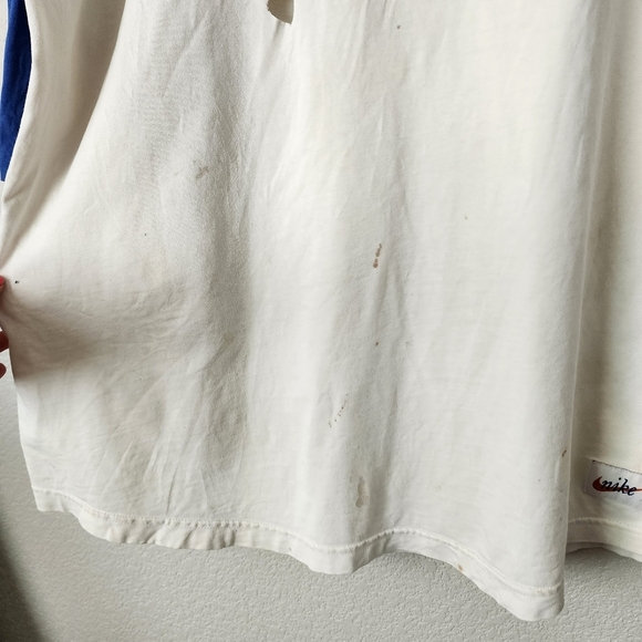 LA DODGERS x NIKE  x DODGERS STADIUM thrashed graphic ringer tee size XL - Picture 3 of 9